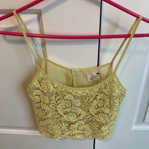 Lace tank top
